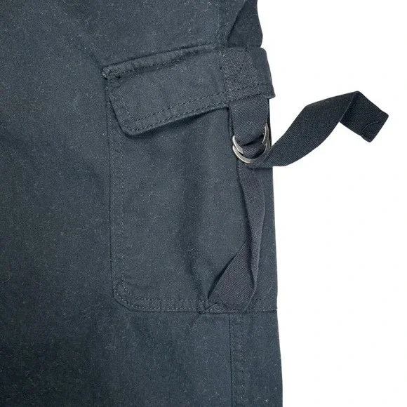 Tinseltown Black Cargo Pants Wide Leg‎ Utility Streetwear Size L - Picture 6 of 11